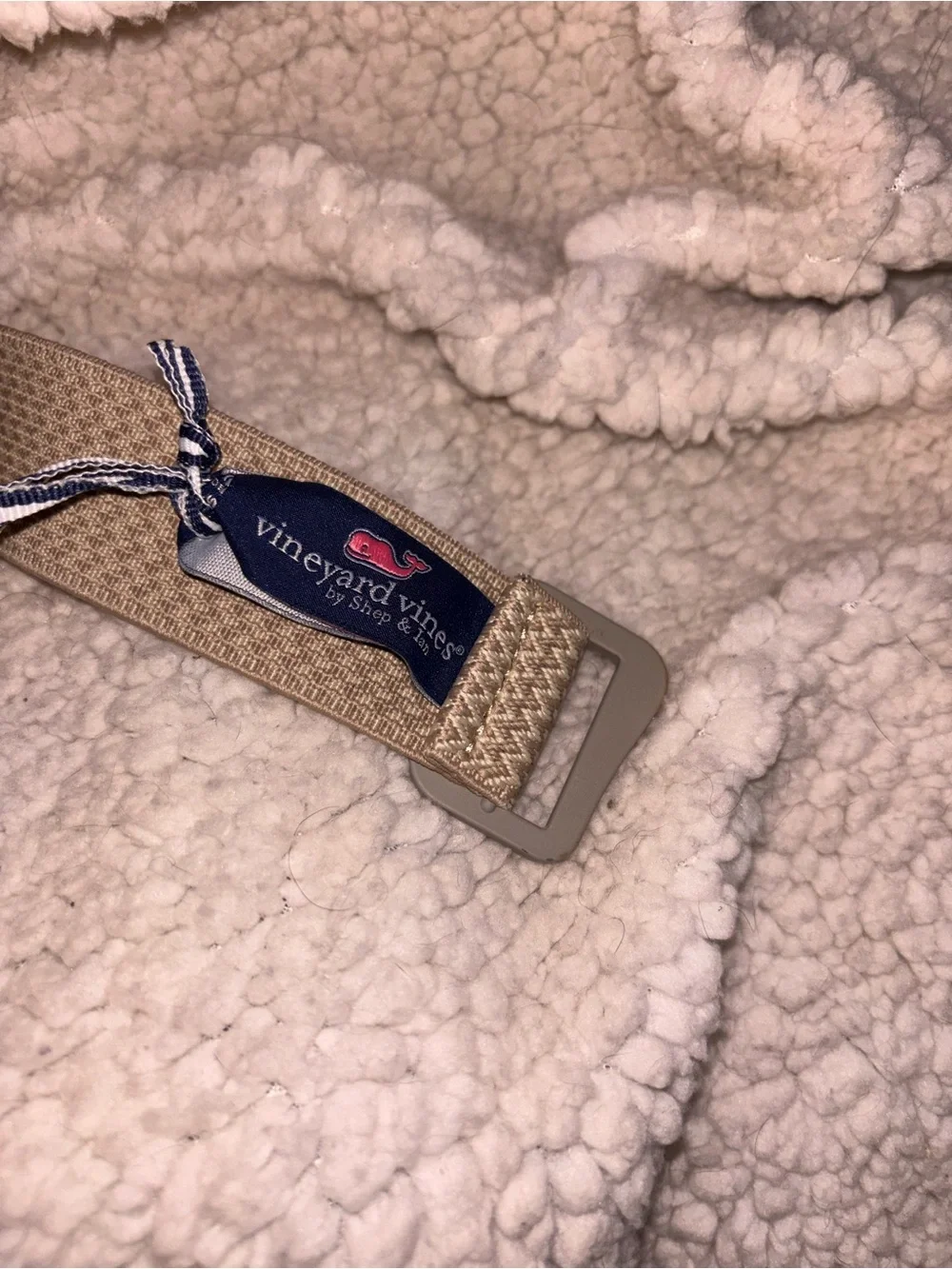 NWT Vineyard Vines Performance Stretch Belt Khaki Size Small MSRP $78